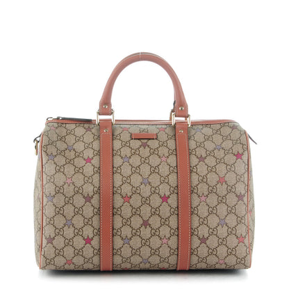 Gucci GG Supreme Stars Medium Joy Boston Pink 1 of 7
