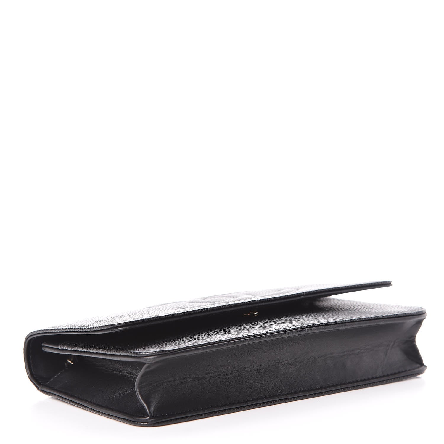 Chanel Caviar Timeless CC Wallet On Chain WOC Black 4 of 14