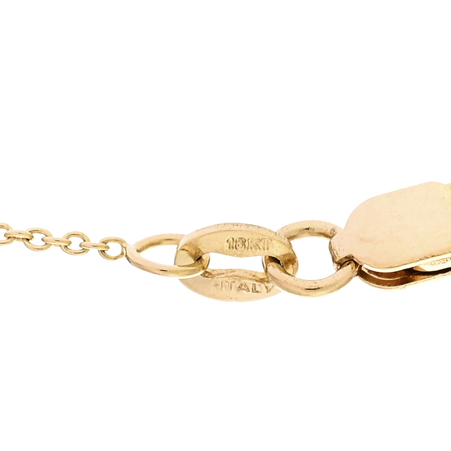 18K Yellow Gold Tiny Treasures Key Pendant Necklace