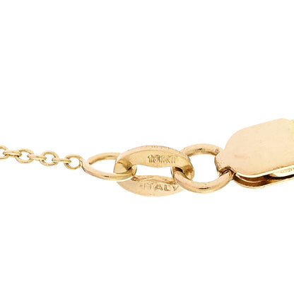 Roberto Coin 18K Yellow Gold Tiny Treasures Key Pendant Necklace 4 of 4