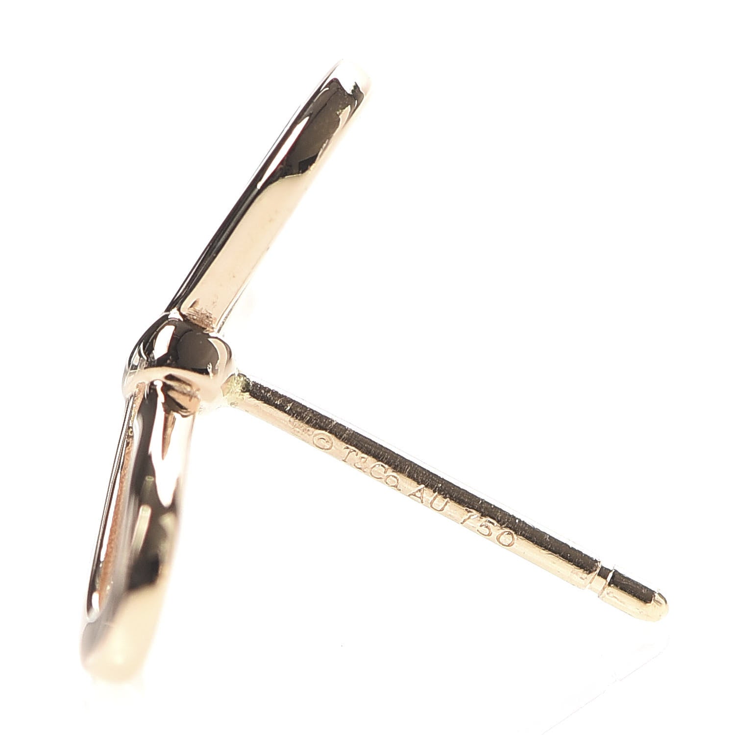 Tiffany 18K Rose Gold Bow Earrings 5 of 6