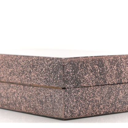 Stella McCartney Acrylic Glitter Chain Clutch Copper 9 of 11