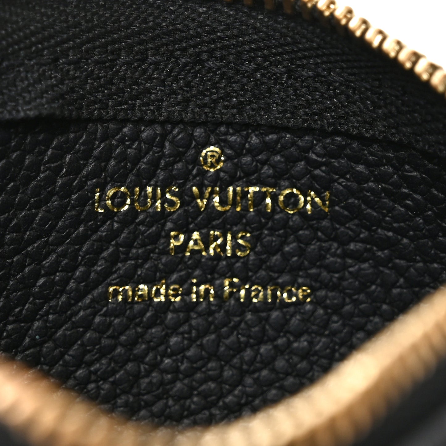 Empreinte Monogram Giant Key Pouch Black Beige