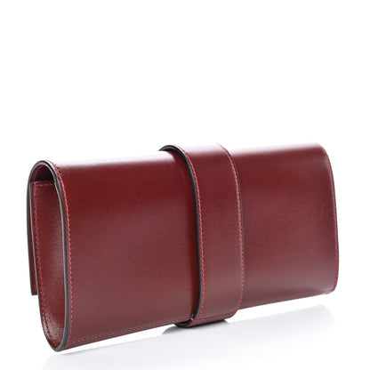 Hermes Tadelakt Medor 23 Clutch Rouge H 3 of 10