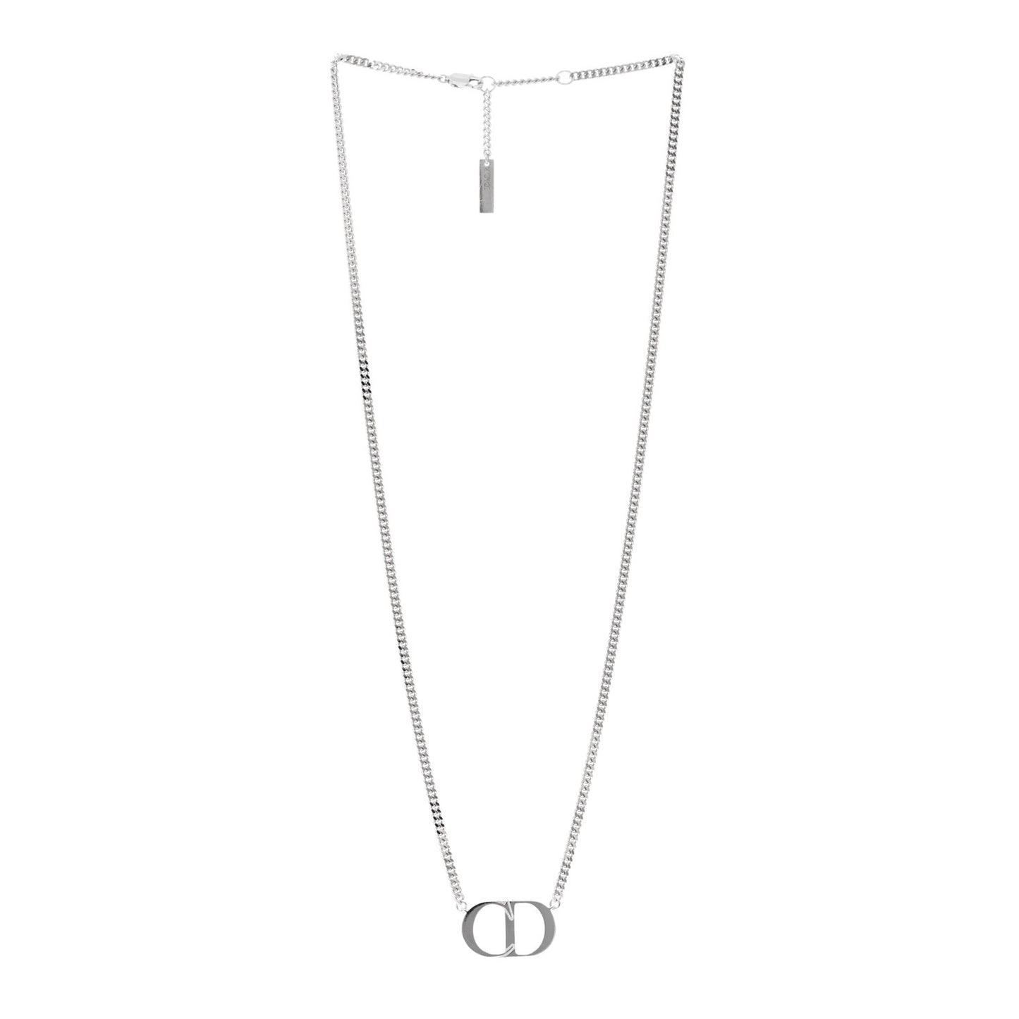 Sterling Silver CD Icon Pendant Necklace