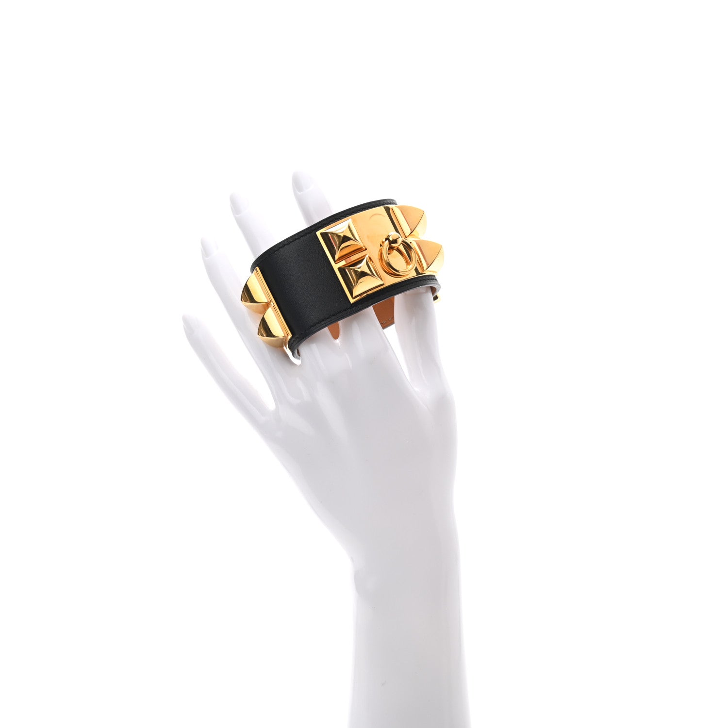 Hermes Box Collier de Chien CDC Bracelet S Black 2 of 6
