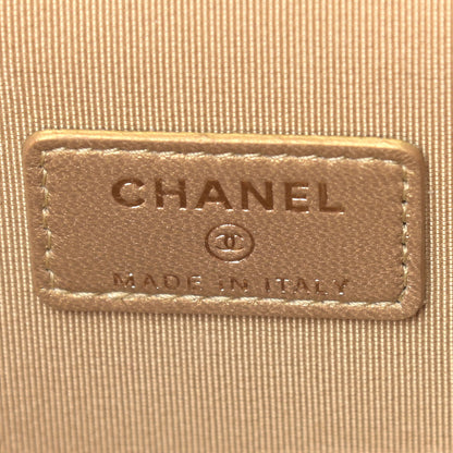 Chanel Lambskin Quilted Pearl Crush Mini Vanity Case With Chain Pink 6 of 10