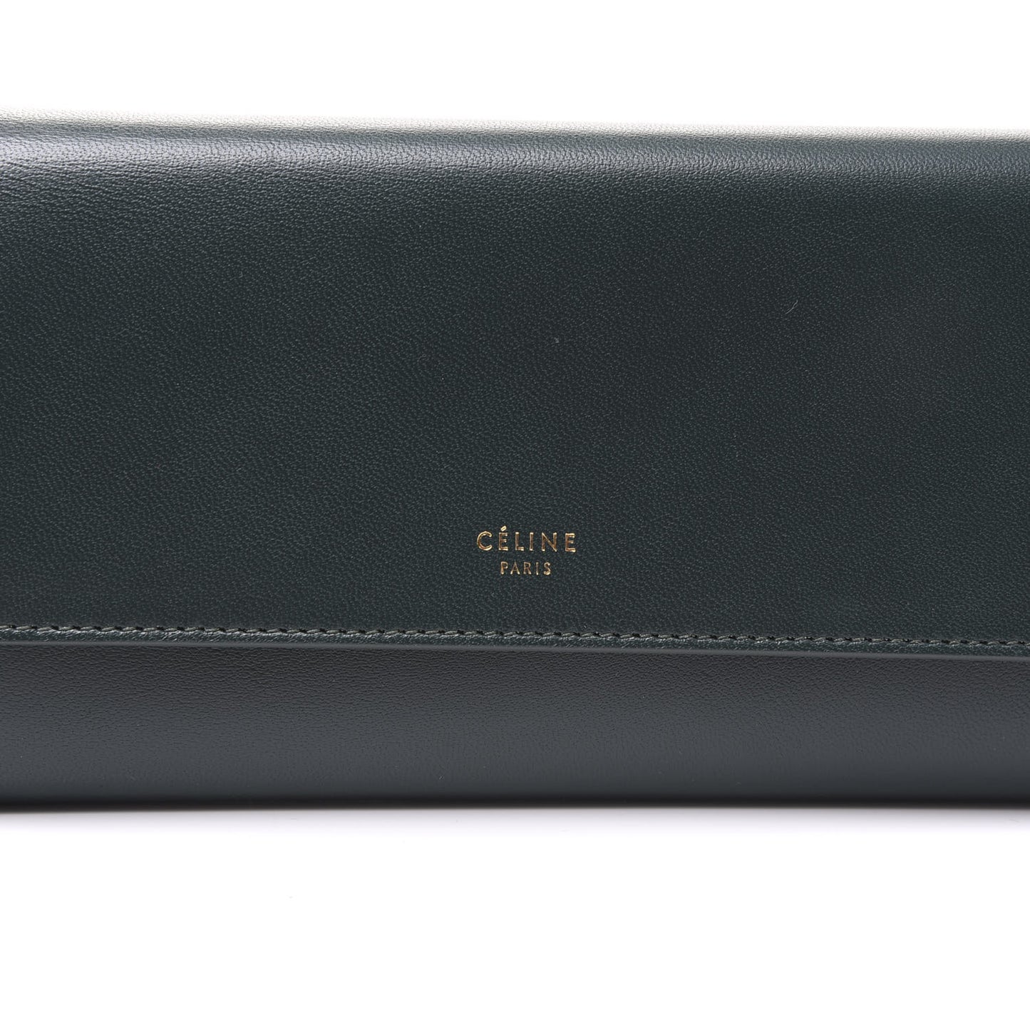 Lambskin Large Flap Wallet Emerald
