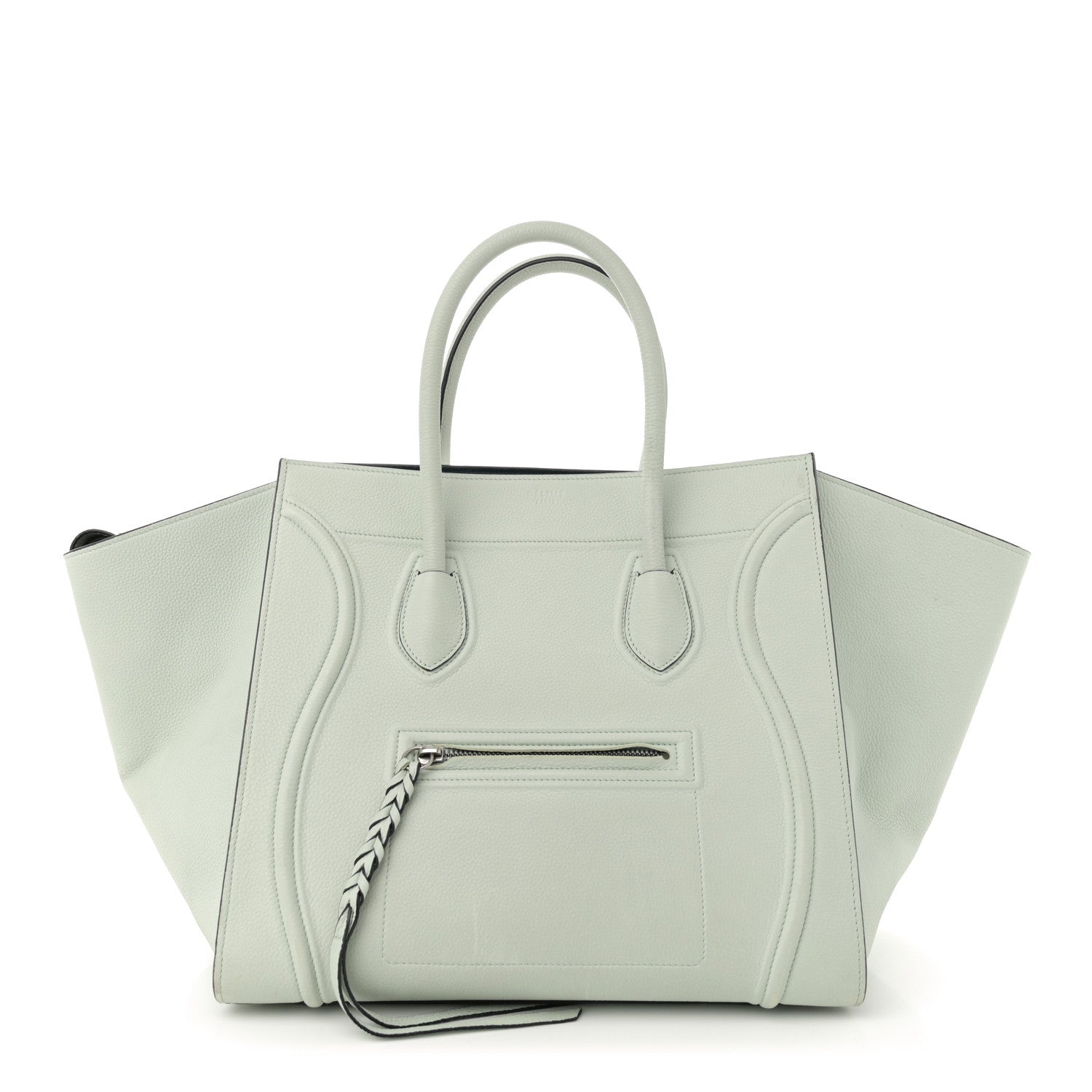 Celine Baby Grained Calfskin Medium Phantom Luggage Jade 1 of 14