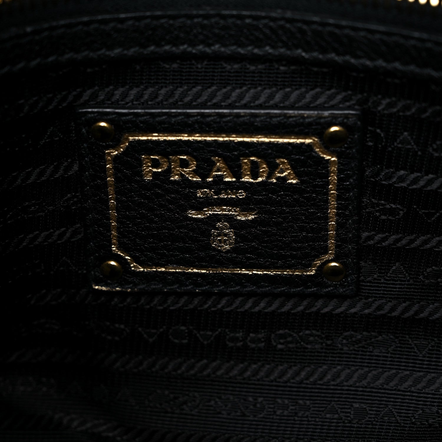 Prada Vitello Daino Sacca Hobo Black 5 of 13