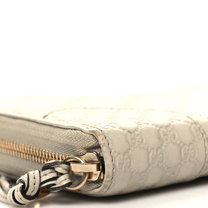 Gucci Guccissima Signature Microguccissima Bree Zip Around Wallet Off White 9 of 12