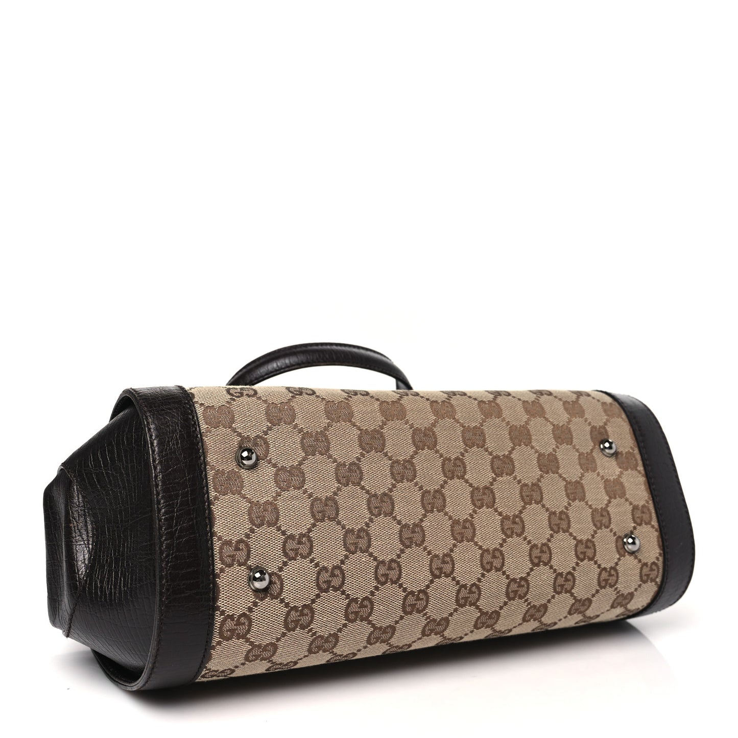 Monogram Bamboo Bullet Bag Dark Brown