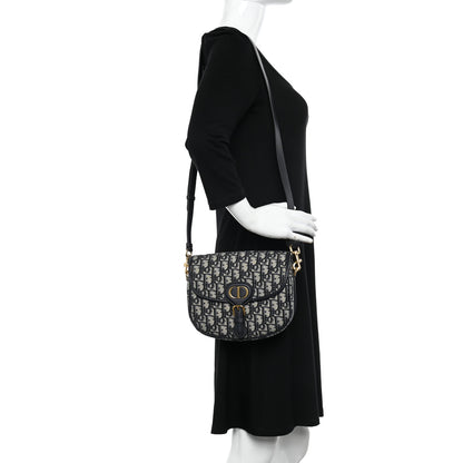 Christian Dior Oblique Medium Bobby Flap Blue 2 of 11