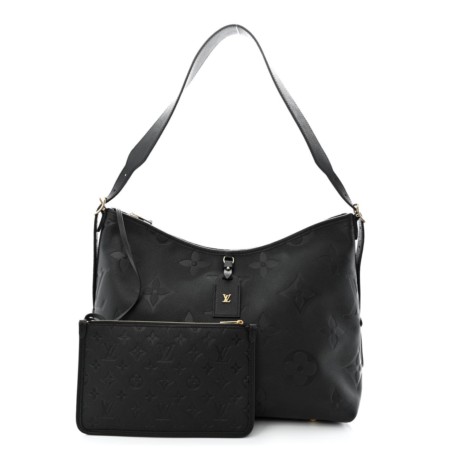 Louis Vuitton Empreinte Monogram Giant CarryAll MM Black 1 of 12