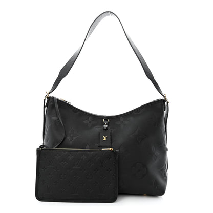 Louis Vuitton Empreinte Monogram Giant CarryAll MM Black 1 of 12