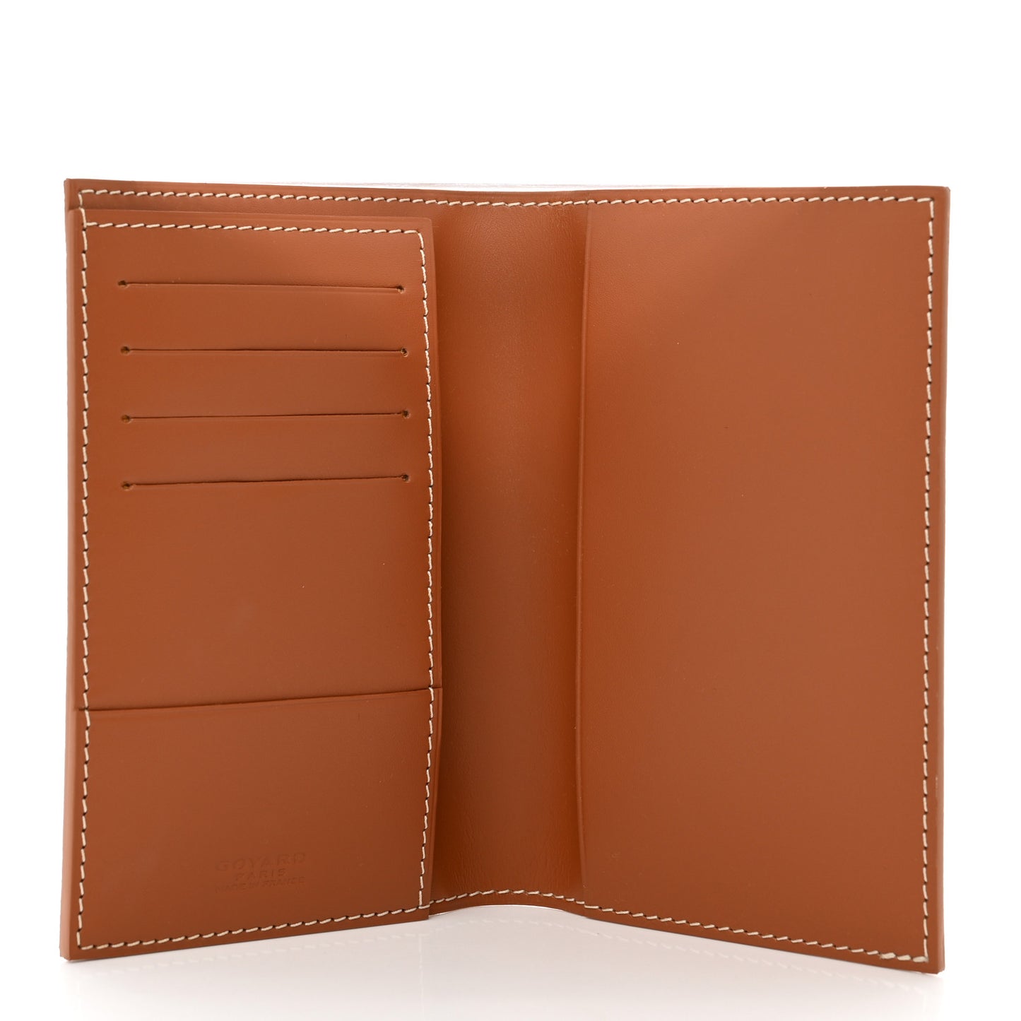 Goyardine Grenelle Passport Wallet Black Gold