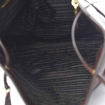 Prada Vitello Daino Shoulder Bag Bruciato 5 of 13