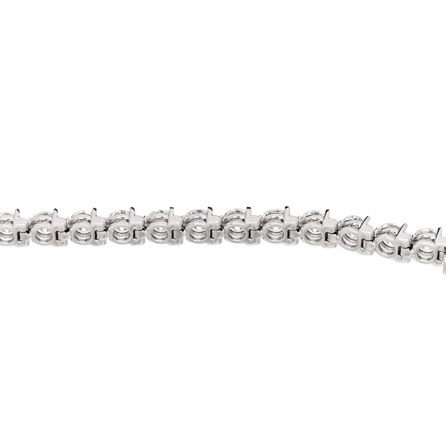 18K White Gold Diamond 7.86ctw Tennis Bracelet