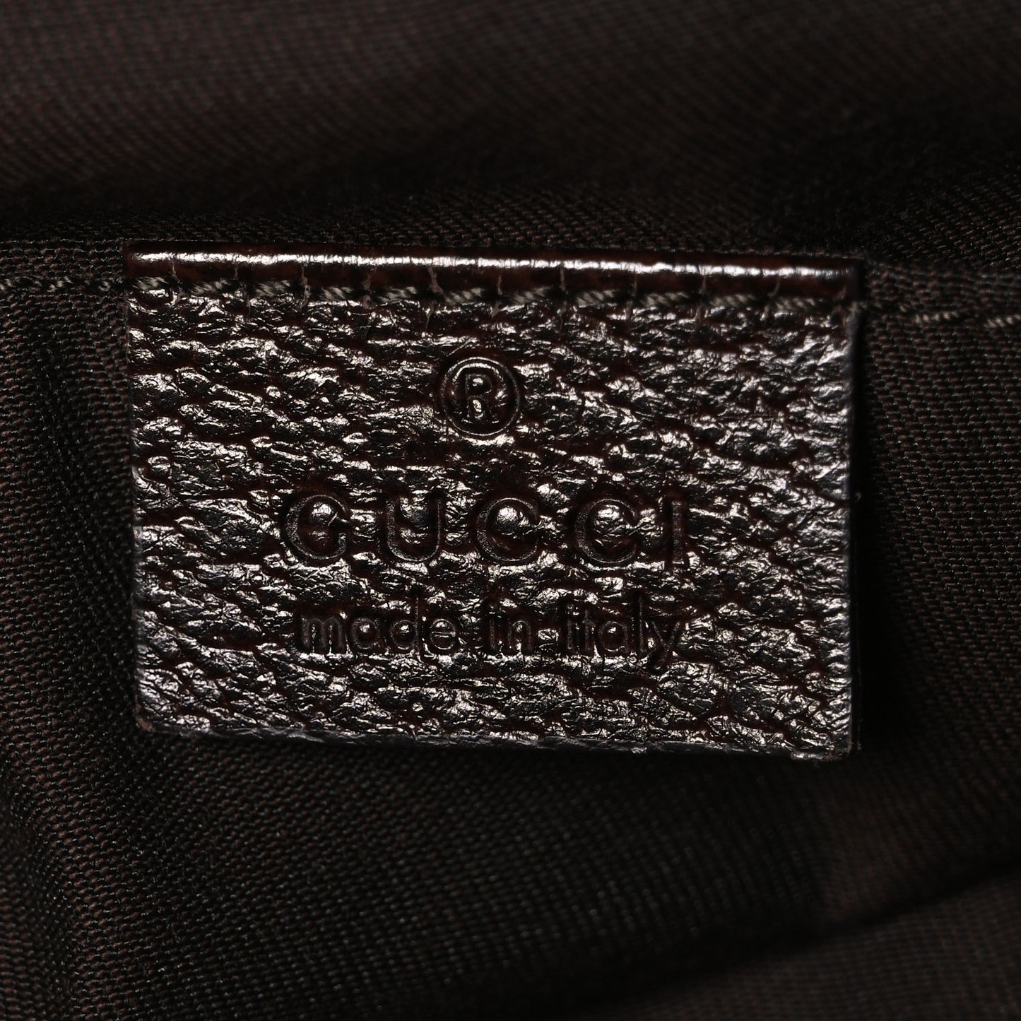 GG Monogram Medium Handle Vertical Tote Bag Dark Brown