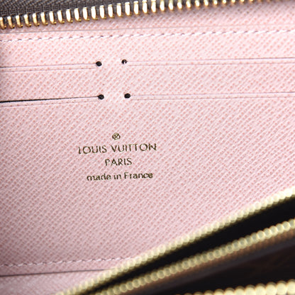 Louis Vuitton Monogram Clemence Wallet Rose Ballerine 6 of 10