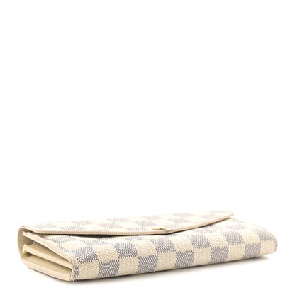 Louis Vuitton Damier Azur Sarah Wallet NM 4 of 9