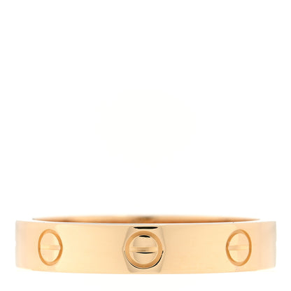 Cartier 18K Yellow Gold Diamond 4mm LOVE Wedding Band Ring 58 8.25 3 of 4