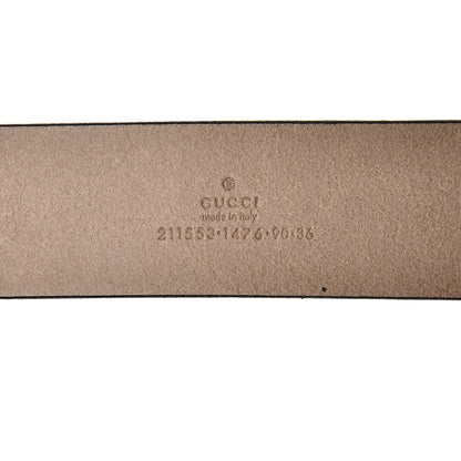 Gucci Calfskin Tortoise Gold Interlocking G Belt 90 36 Light Brown 4 of 7