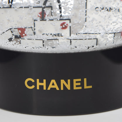 Chanel Glass CC Shopping Bag Snow Globe 4 of 5