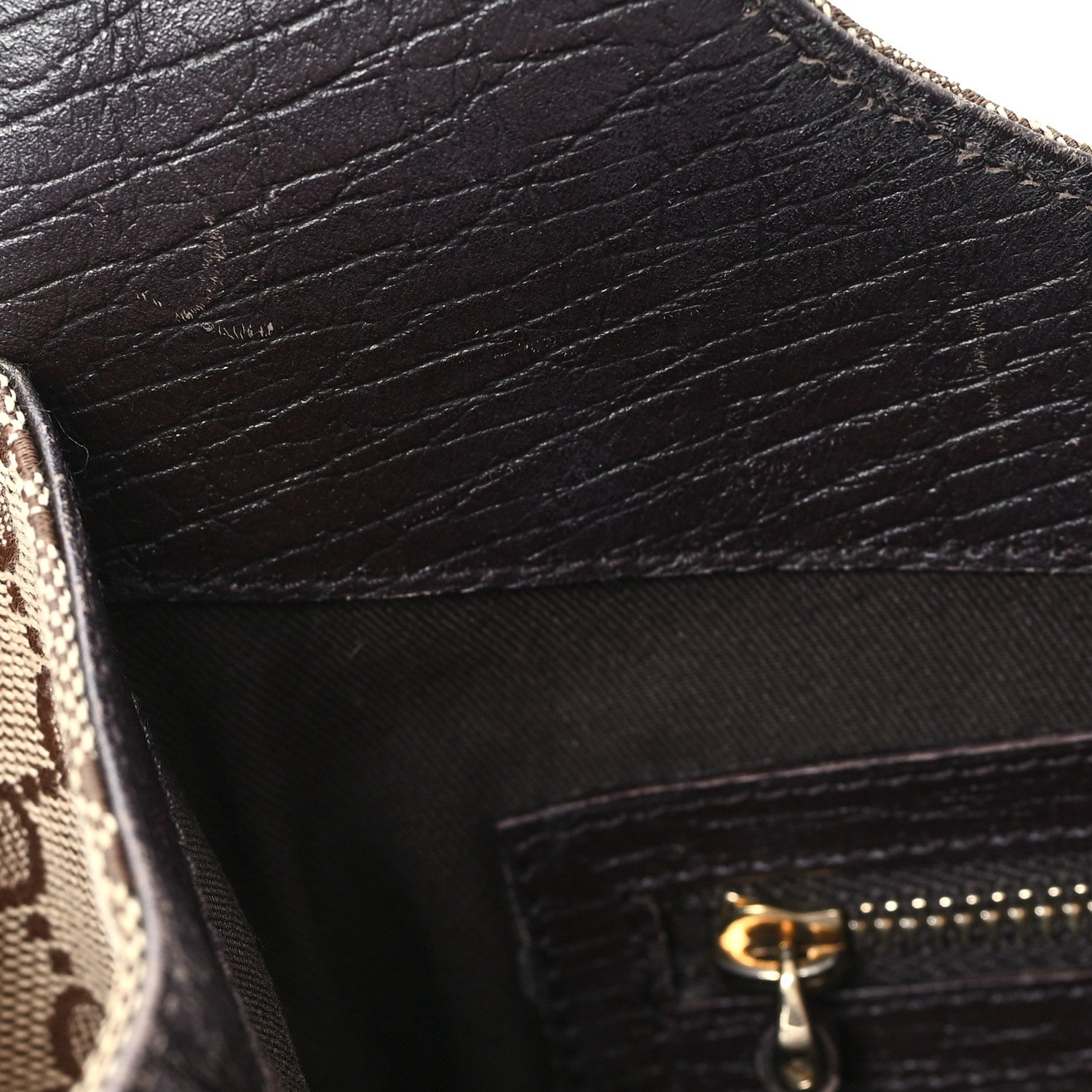 Gucci Monogram Web Junco Shoulder Bag Dark Brown 11 of 12