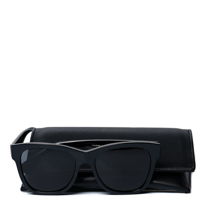 Chanel Acetate Polarized Square CC Sunglasses 5380 Black 7 of 7