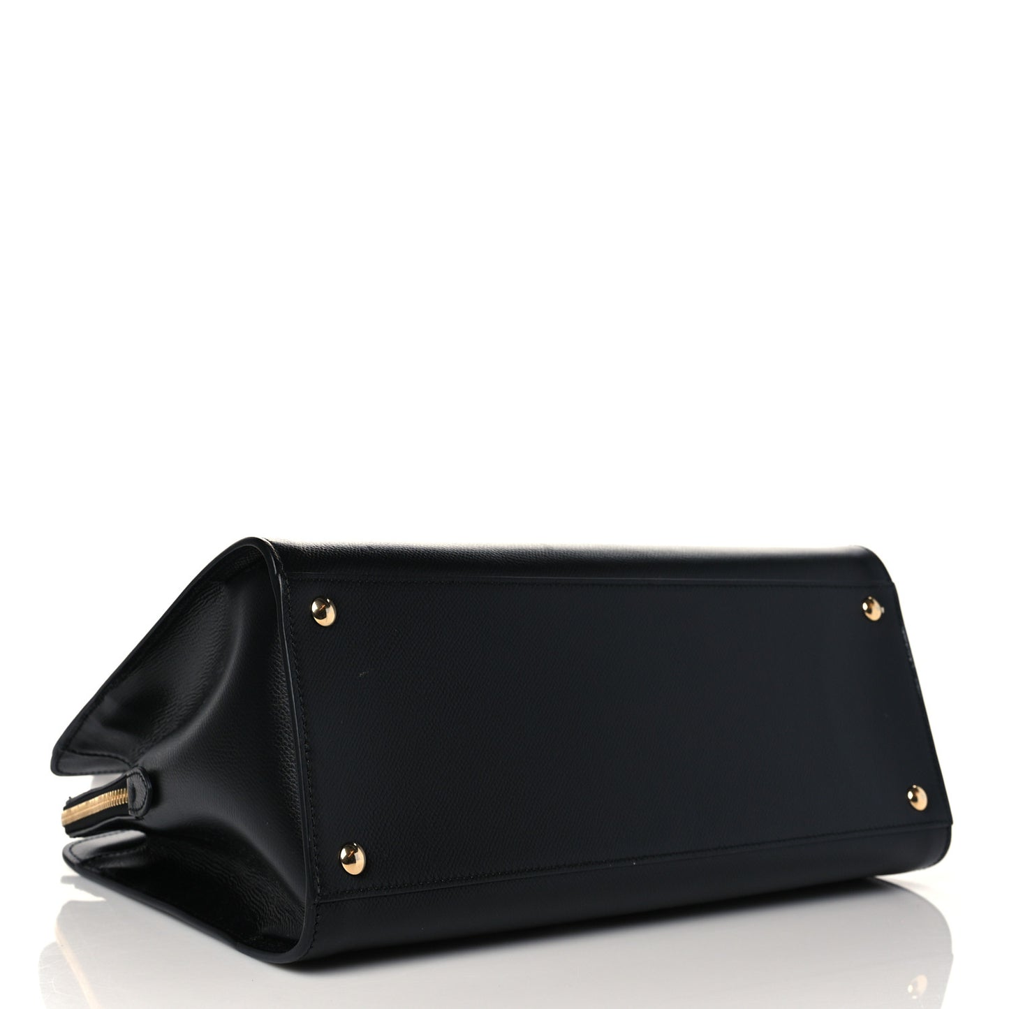 Hammered Calfskin Today Satchel Black