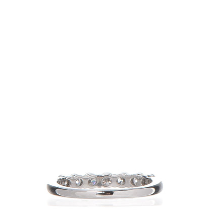 Tiffany Platinum Diamond .57ctw 3mm Embrace Half Circle Band Ring 50 5.5 3 of 6