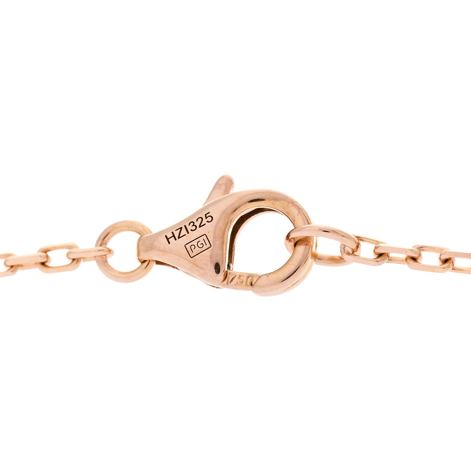 Cartier 18K Pink Gold Diamond Interlocking LOVE Paved Necklace 4 of 6