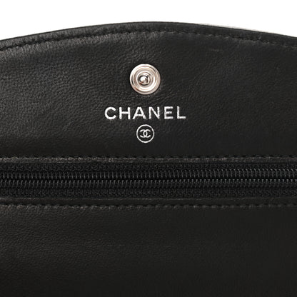 Chanel Caviar Timeless CC Wallet On Chain WOC Black 6 of 10