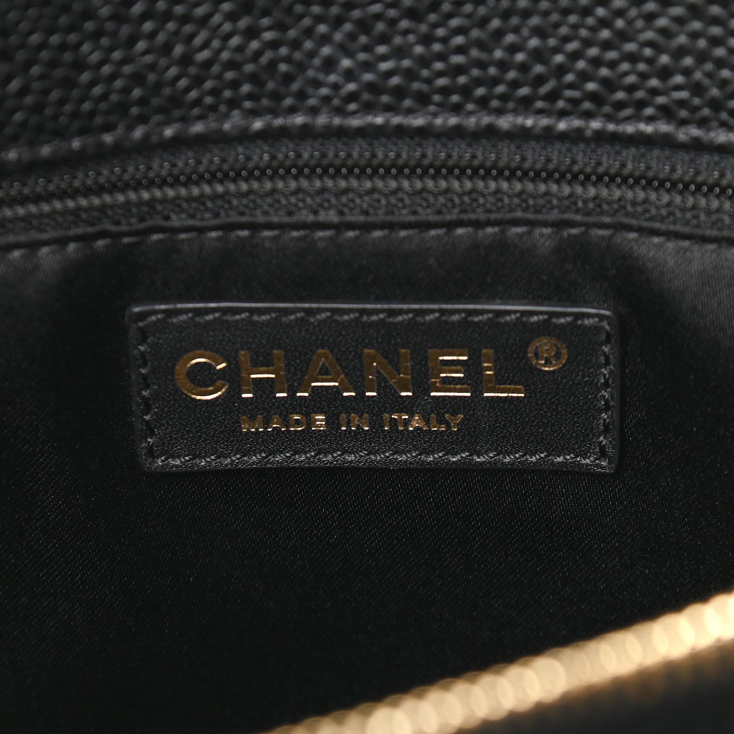 Chanel Caviar Quilted Grand Shopping Tote GST Black 6 of 9