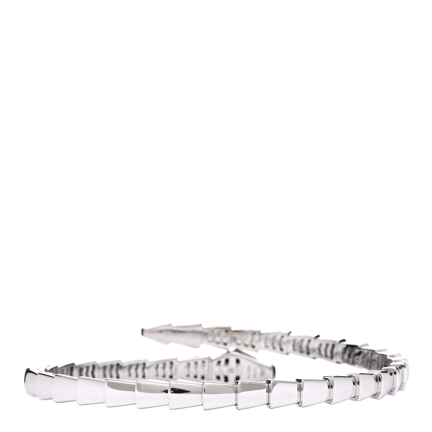 18K White Gold Serpenti Viper Bracelet M