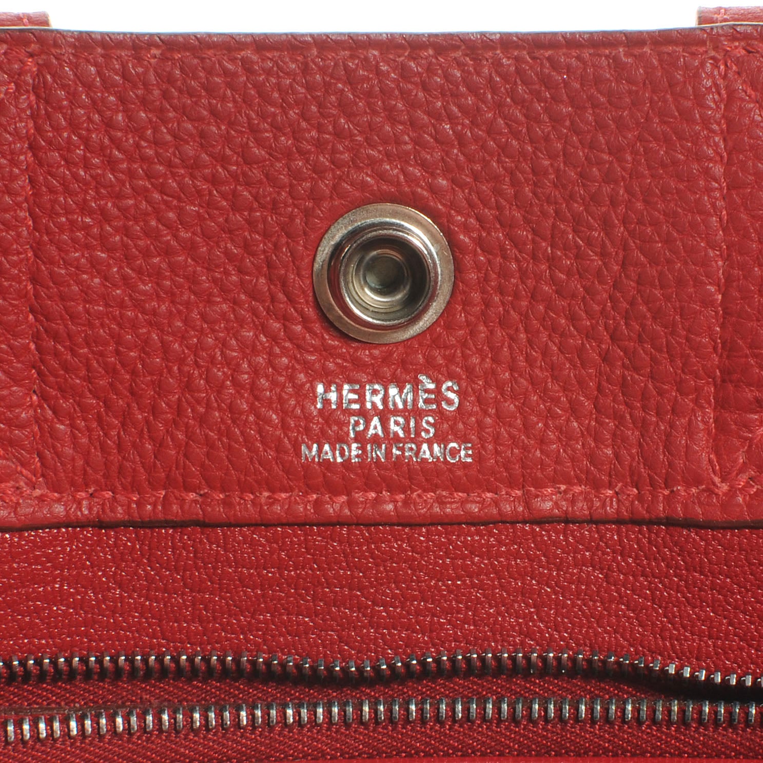 Hermes Togo Fourre Tout PM Rouge 6 of 7