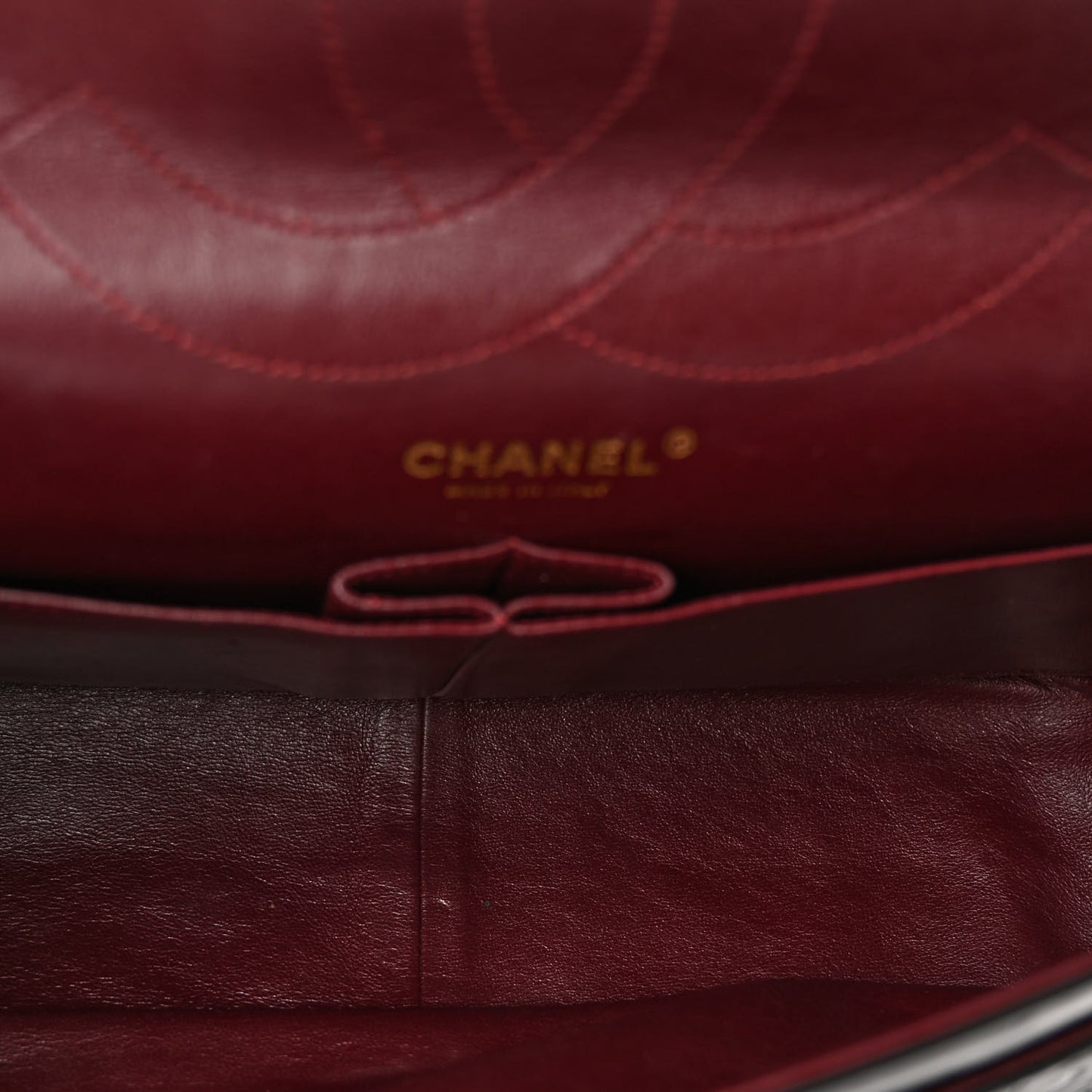 Aged Calfskin Quilted 2.55 Reissue 227 Flap Black