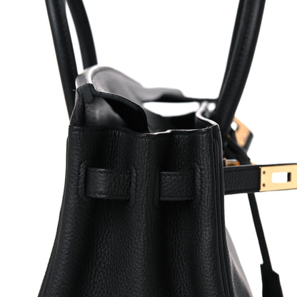 Hermes Togo Birkin 25 Black 14 of 34