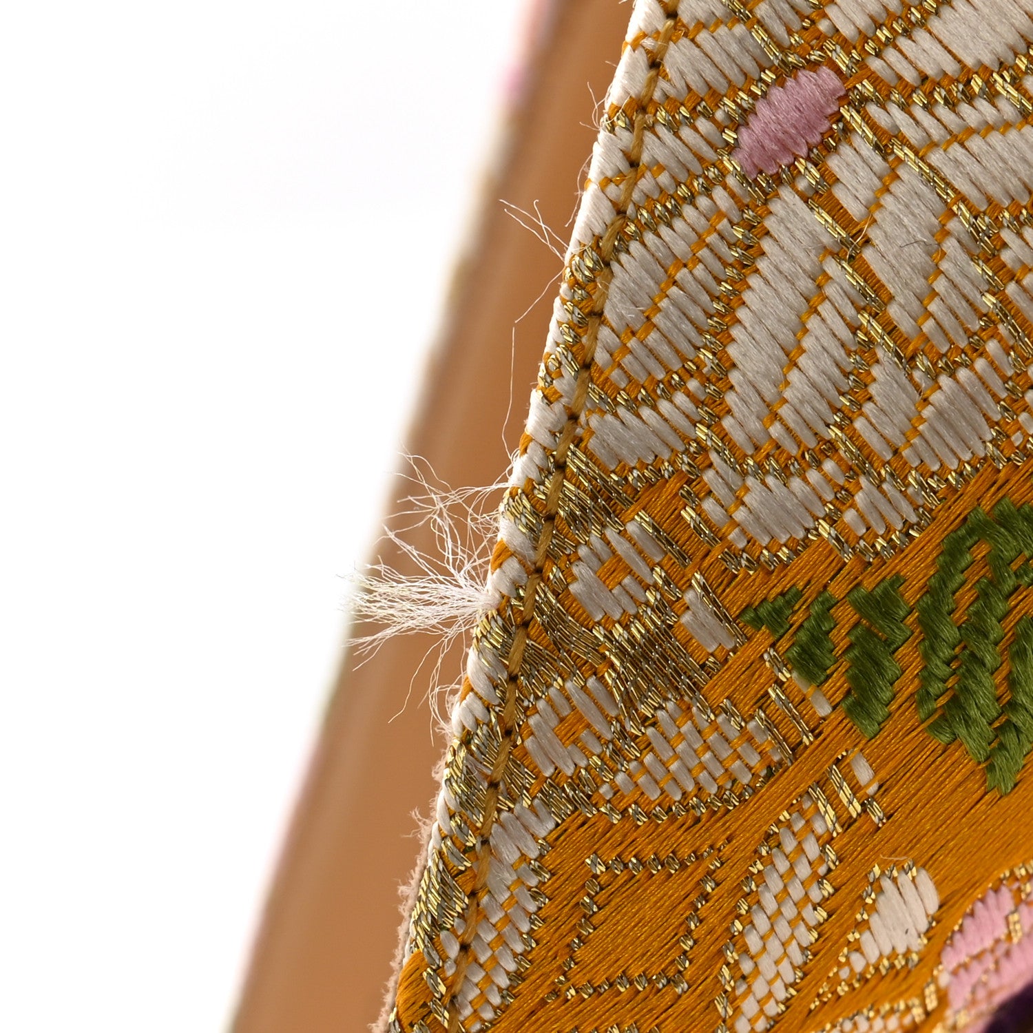 Christian Louboutin Tissu Glitter Dragon Lady Peep 150 Pumps 38 Pollen 8 of 8