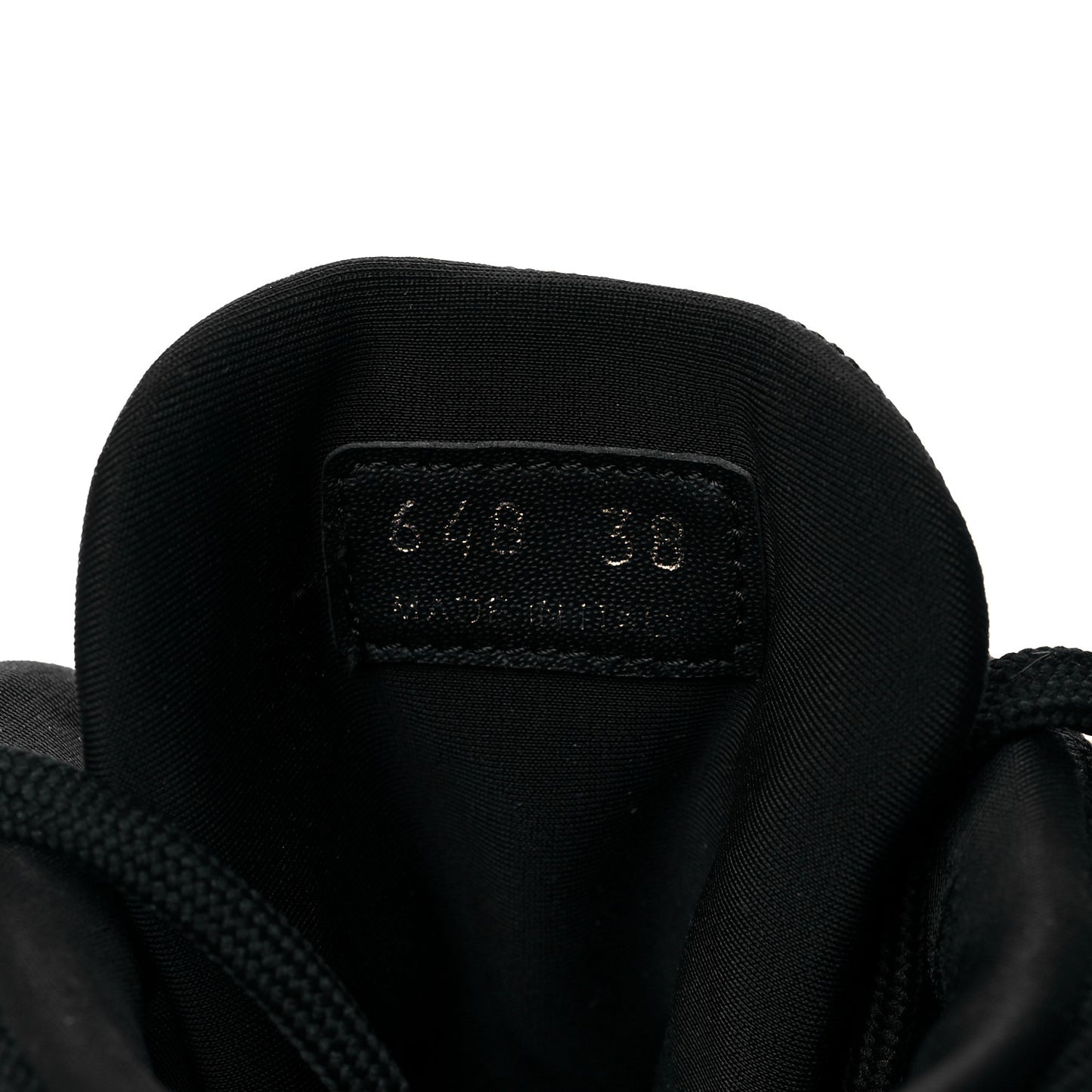 Knit Fabric Cloudbust Thunder High Top Sneakers 38 Black