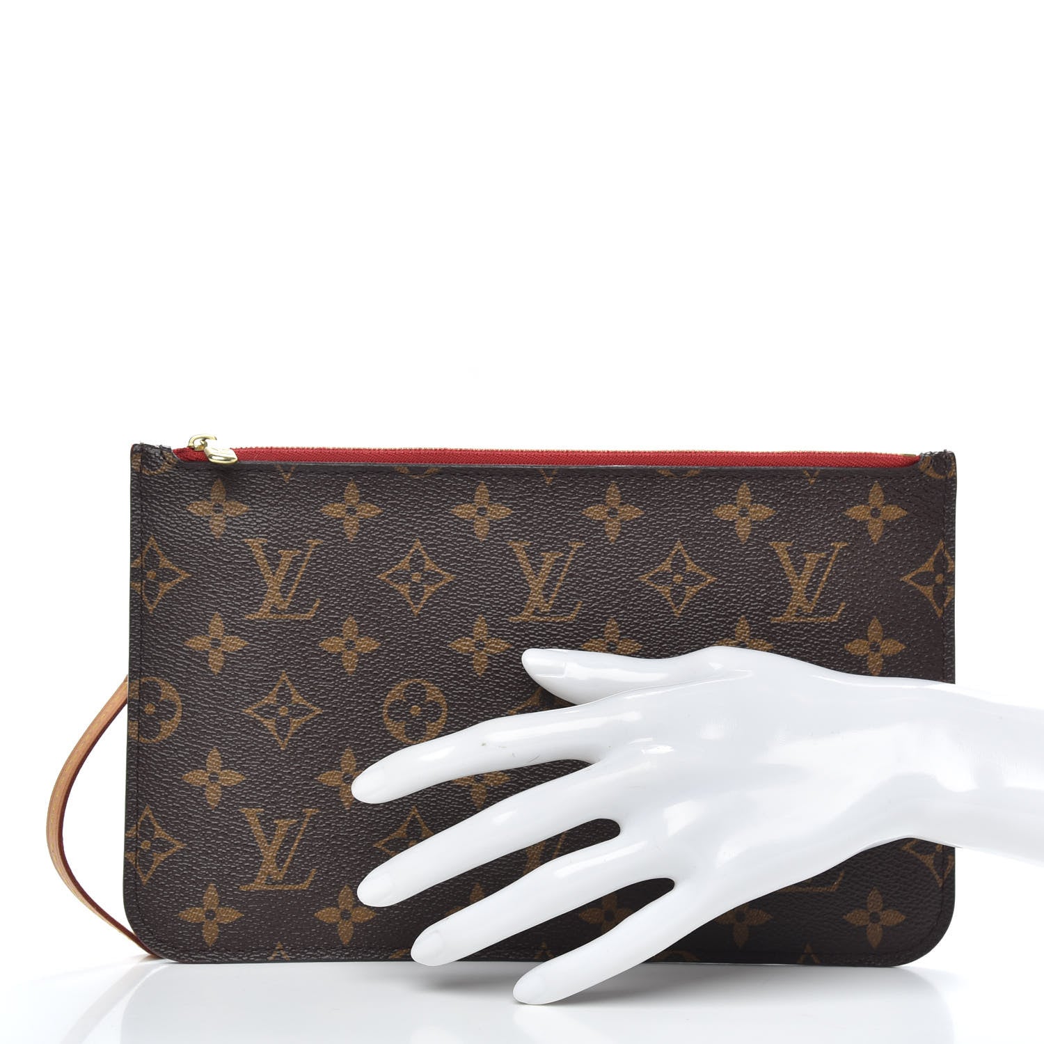 Louis Vuitton Monogram Neverfull MM GM Pochette Cherry 2 of 12