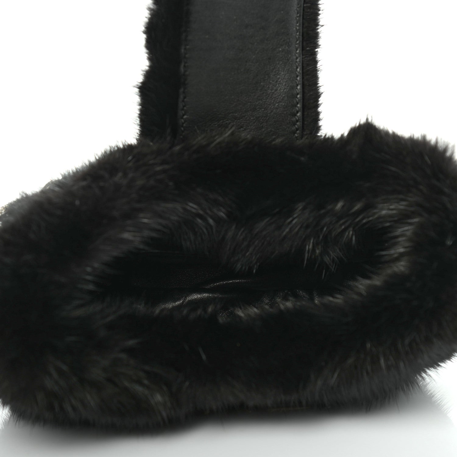 Alexander Wang Fur Micro Mini CEO Bag Black 5 of 8