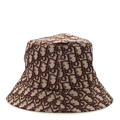 Christian Dior Oblique Reversible Teddy-D Brim Bucket Hat Beige 4 of 6