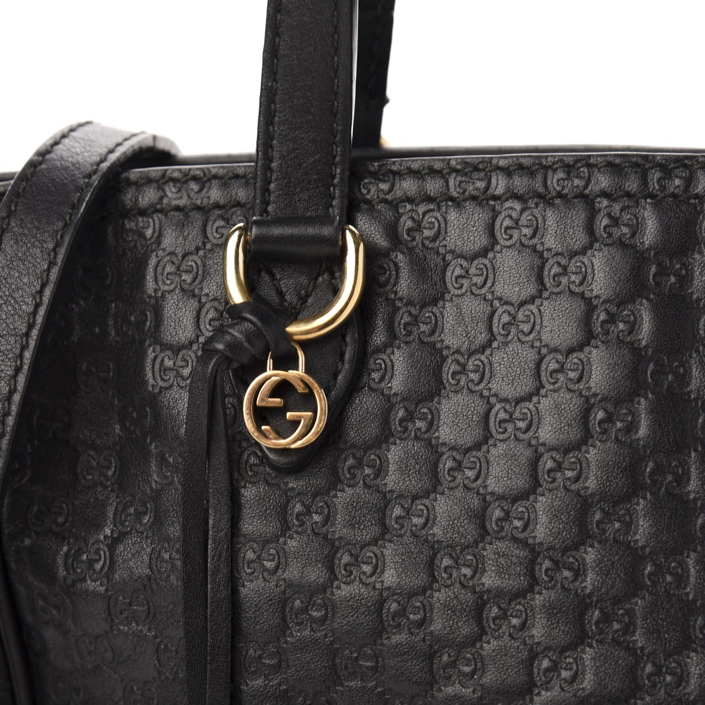 Microguccissima Small Bree Tote Black
