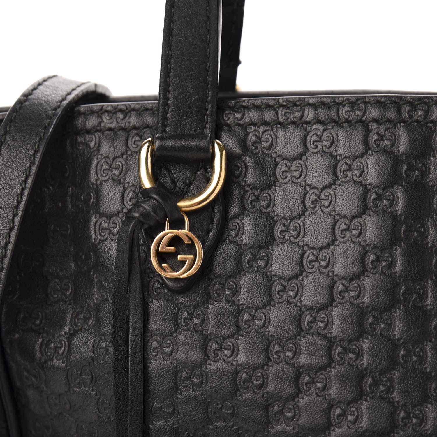 Gucci Microguccissima Small Bree Tote Black 11 of 12