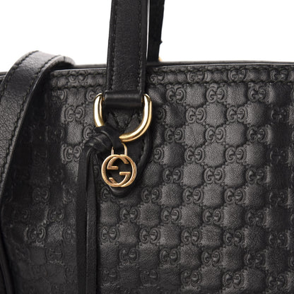 Gucci Microguccissima Small Bree Tote Black 11 of 12