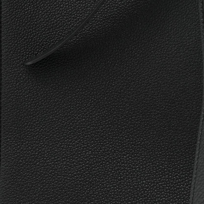 Celine Soft Grained Calfskin Small Belt Cabas Phantom Black 8 of 15