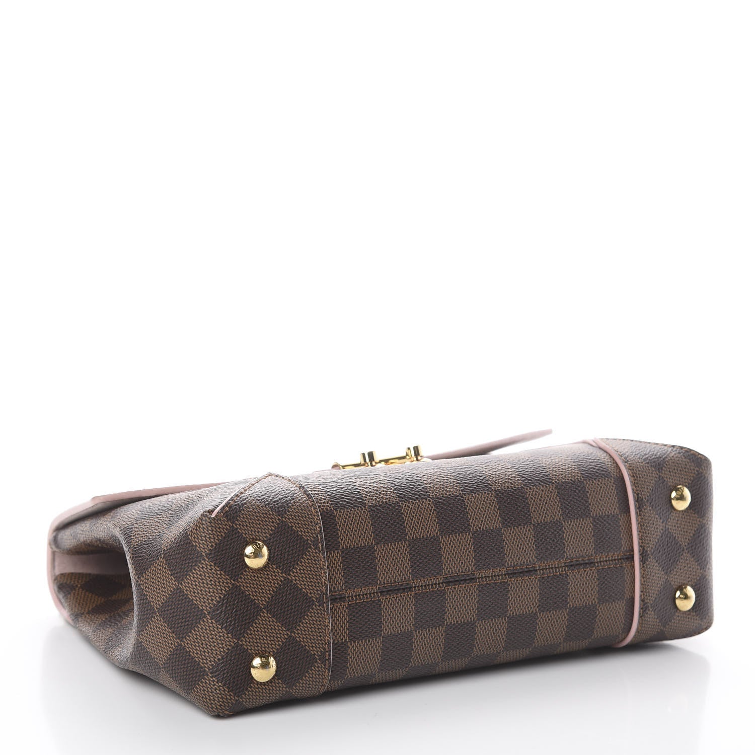 Louis Vuitton Damier Ebene Caissa Clutch Rose Ballerine 3 of 7