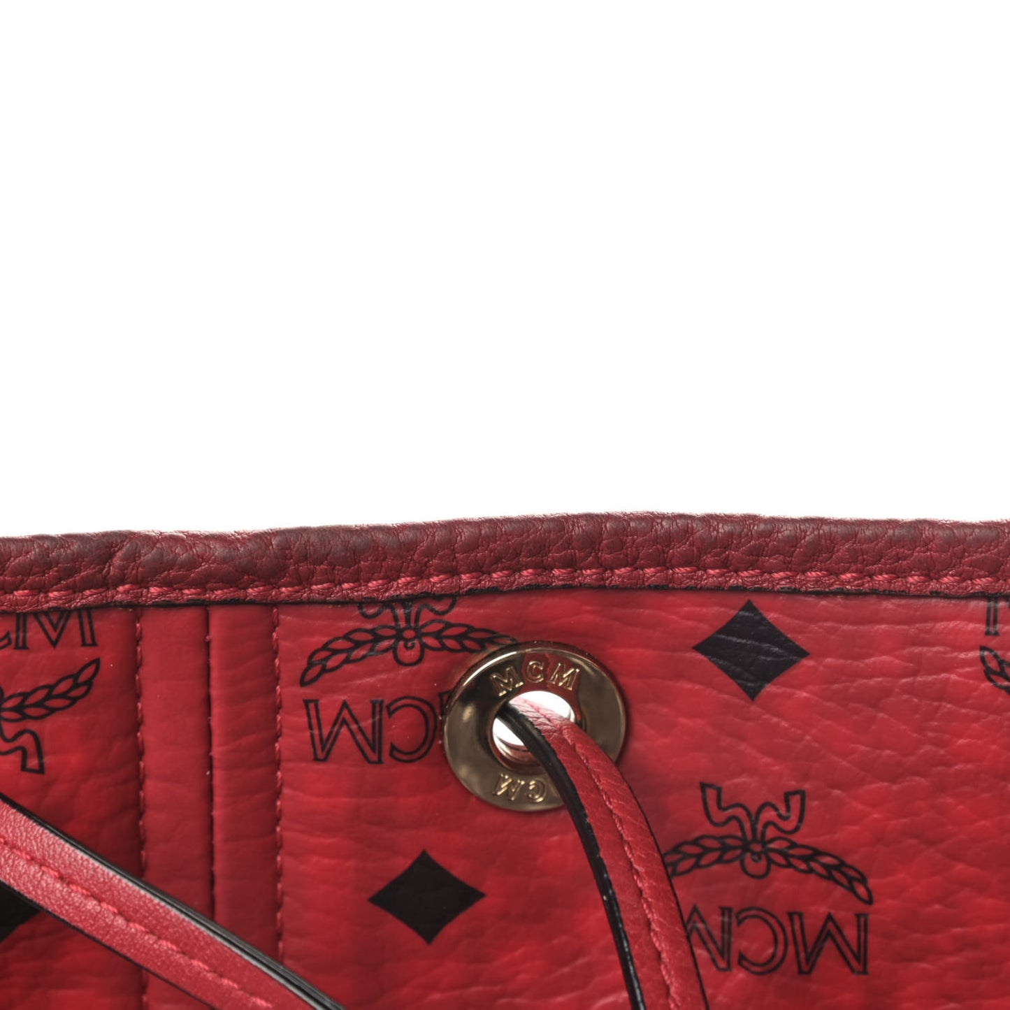 Visetos Large Liz Reversible Shopper Tote Ruby Red